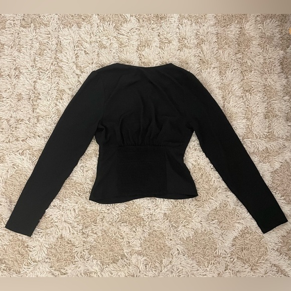 NWT Abercrombie & Fitch Womens Crop Top Long Sleeve Size XS - Picture 4 of 5